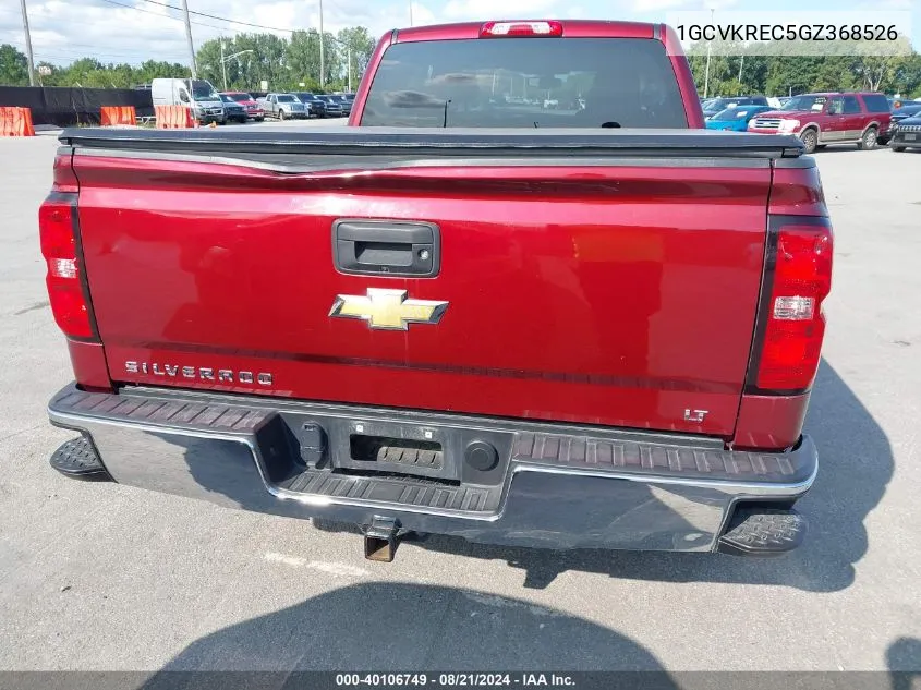 2016 Chevrolet Silverado 1500 1Lt VIN: 1GCVKREC5GZ368526 Lot: 40106749