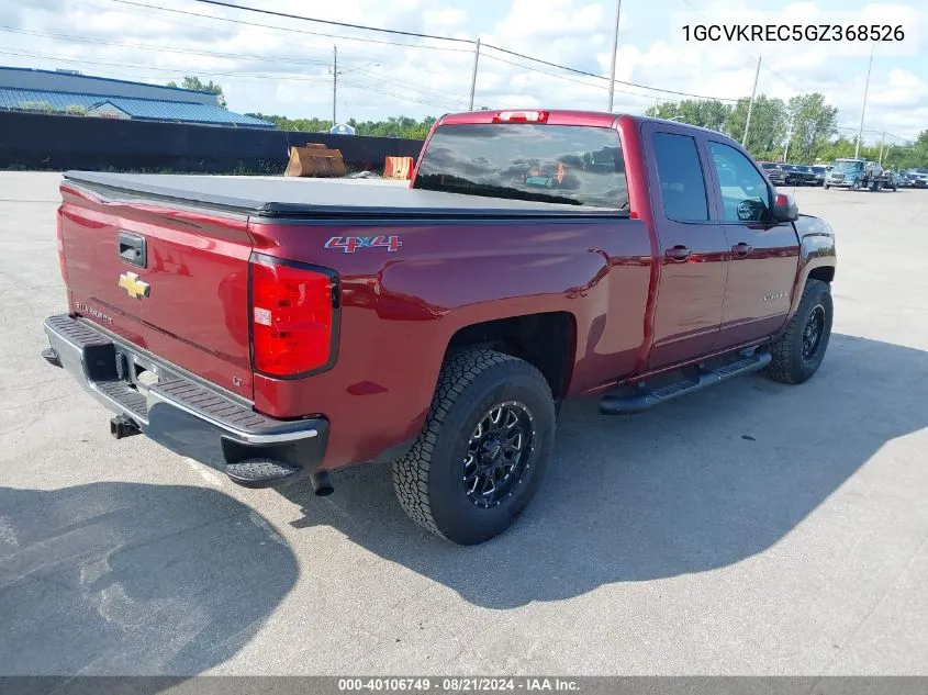 2016 Chevrolet Silverado 1500 1Lt VIN: 1GCVKREC5GZ368526 Lot: 40106749