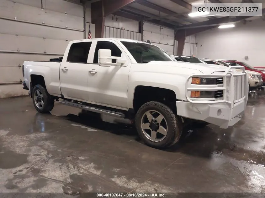 1GC1KWE85GF211377 2016 Chevrolet Silverado 2500Hd Ltz