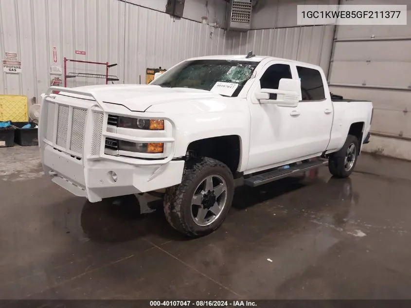 1GC1KWE85GF211377 2016 Chevrolet Silverado 2500Hd Ltz