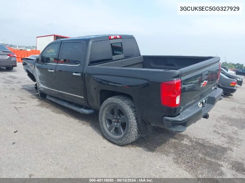 3GCUKSEC5GG327929 2016 Chevrolet Silverado K1500 Ltz