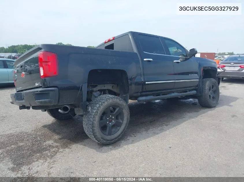 3GCUKSEC5GG327929 2016 Chevrolet Silverado K1500 Ltz