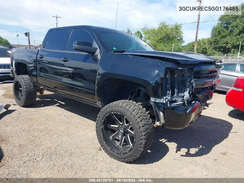 2016 Chevrolet Silverado 1500 2Lt VIN: 3GCUKREC5GG176485 Lot: 40128751