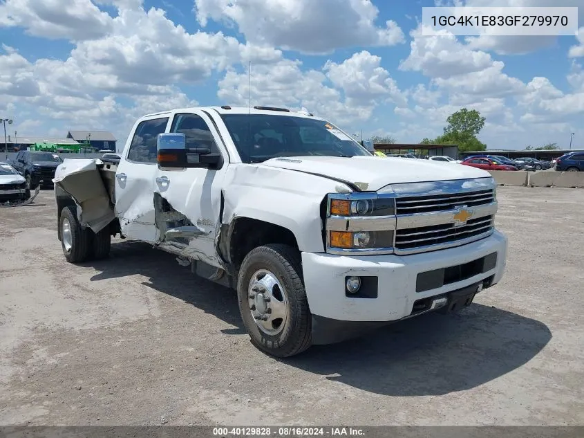 1GC4K1E83GF279970 2016 Chevrolet Silverado 3500Hd High Country