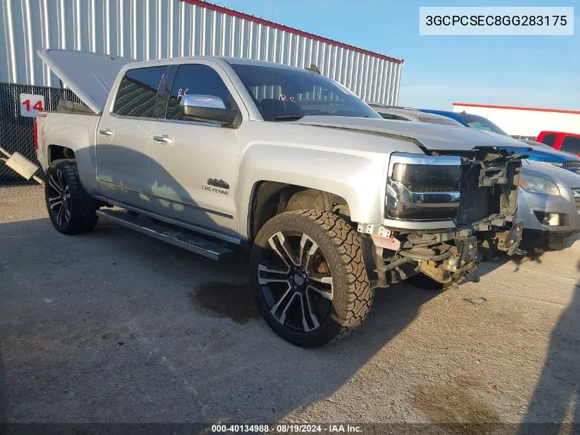 3GCPCSEC8GG283175 2016 Chevrolet Silverado 1500 1Lz