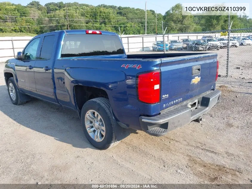 1GCVKREC5GZ410399 2016 Chevrolet Silverado 1500 K1500 Lt