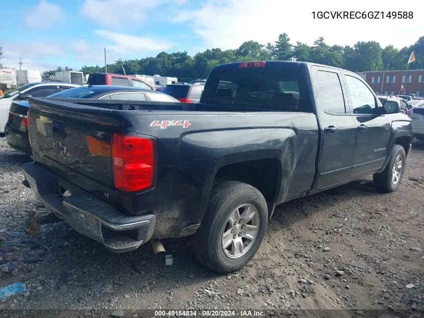 2016 Chevrolet Silverado 1500 1Lt VIN: 1GCVKREC6GZ149588 Lot: 40154834