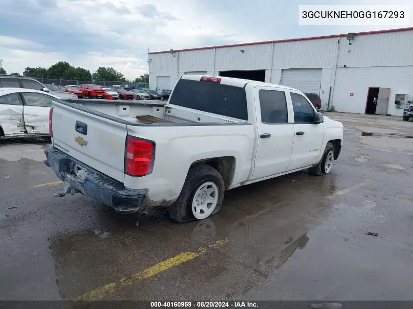 2016 Chevrolet Silverado 1500 Wt VIN: 3GCUKNEH0GG167293 Lot: 40160959