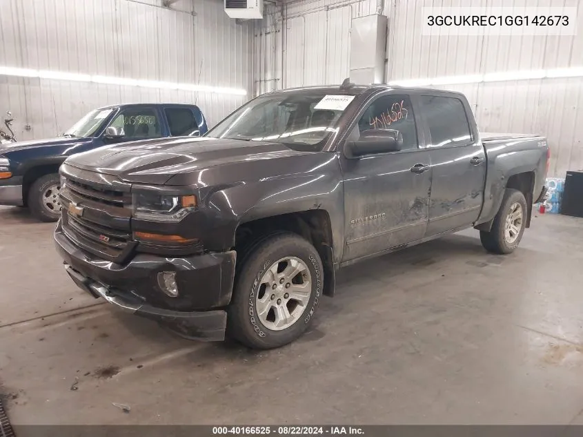 3GCUKREC1GG142673 2016 Chevrolet Silverado 1500 2Lt