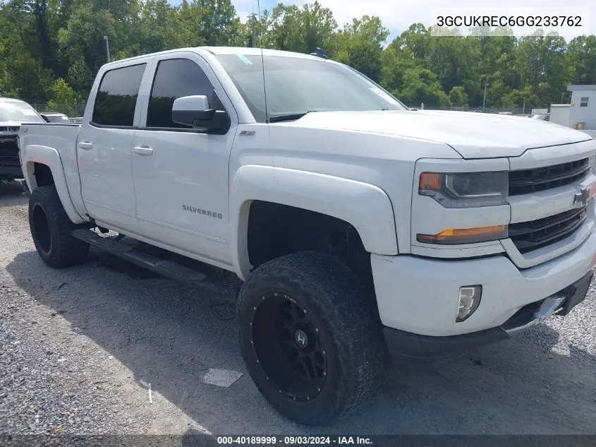 3GCUKREC6GG233762 2016 Chevrolet Silverado 1500 2Lt