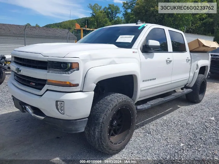 2016 Chevrolet Silverado 1500 2Lt VIN: 3GCUKREC6GG233762 Lot: 40189999