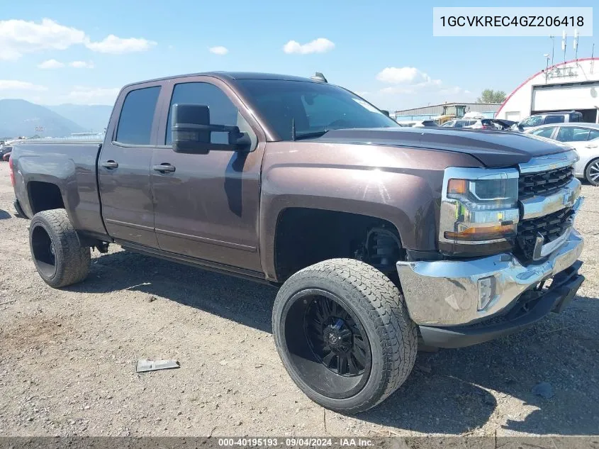 2016 Chevrolet Silverado K1500 Lt VIN: 1GCVKREC4GZ206418 Lot: 40195193