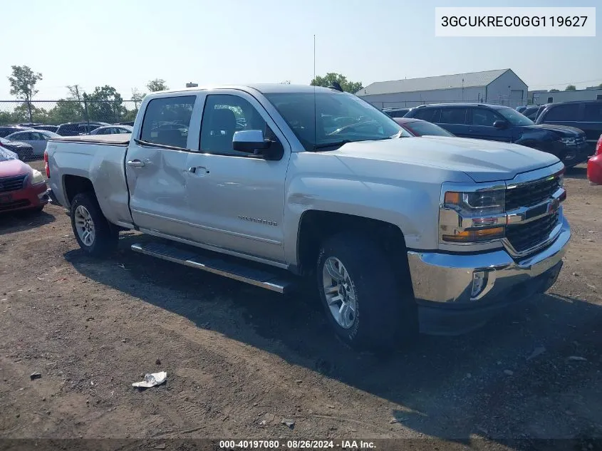 2016 Chevrolet Silverado 1500 1Lt VIN: 3GCUKREC0GG119627 Lot: 40197080