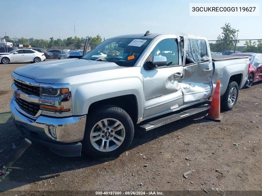 2016 Chevrolet Silverado 1500 1Lt VIN: 3GCUKREC0GG119627 Lot: 40197080