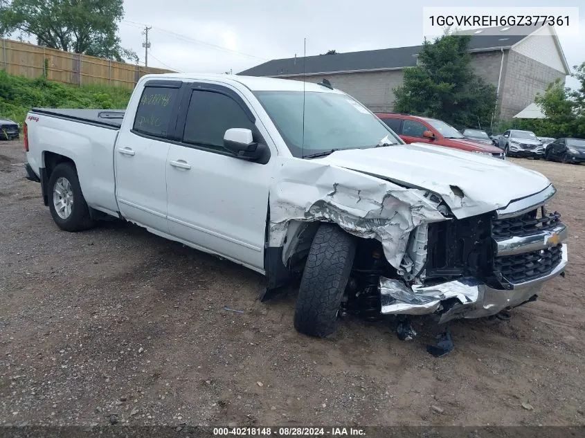 2016 Chevrolet Silverado 1500 1Lt VIN: 1GCVKREH6GZ377361 Lot: 40218148