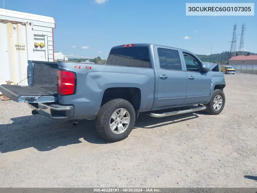 2016 Chevrolet Silverado 1500 1Lt VIN: 3GCUKREC6GG107305 Lot: 40228191