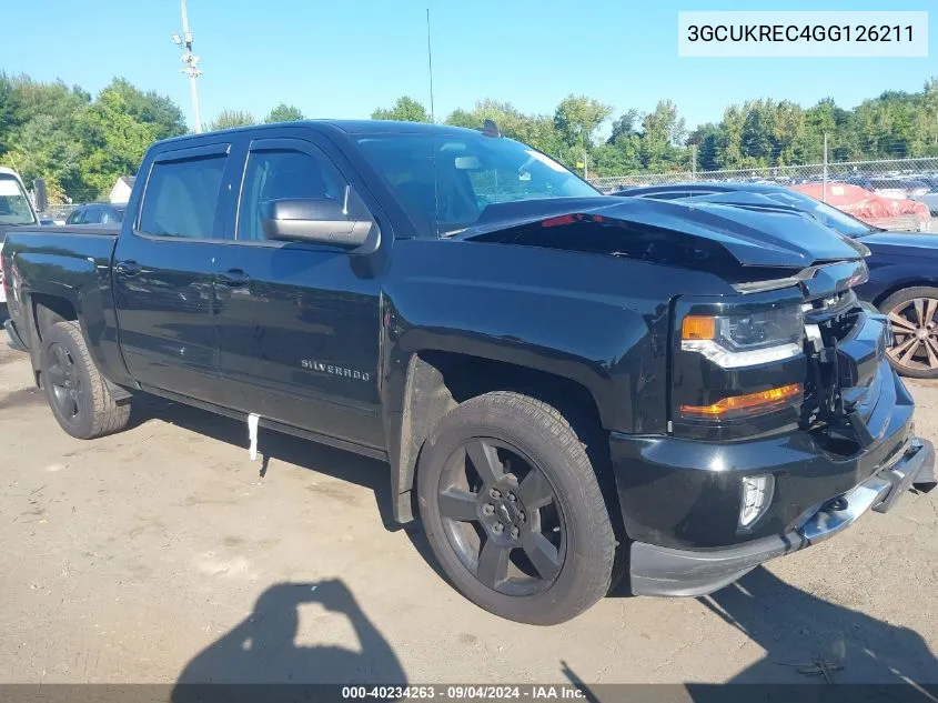 3GCUKREC4GG126211 2016 Chevrolet Silverado 1500 2Lt