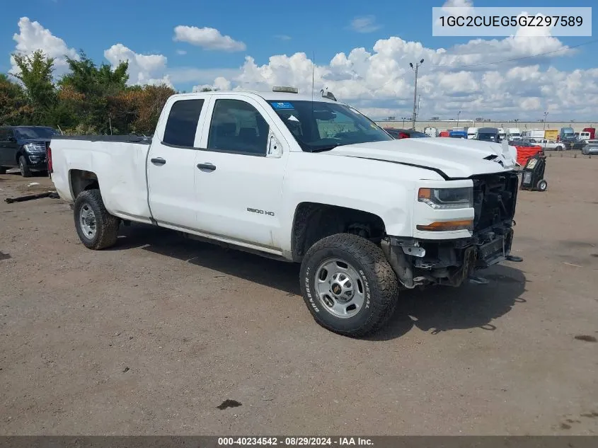 2016 Chevrolet Silverado 2500Hd Wt VIN: 1GC2CUEG5GZ297589 Lot: 40234542