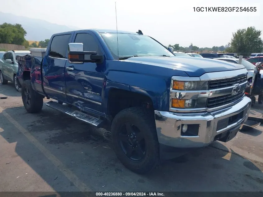 2016 Chevrolet Silverado 2500Hd Ltz VIN: 1GC1KWE82GF254655 Lot: 40236880