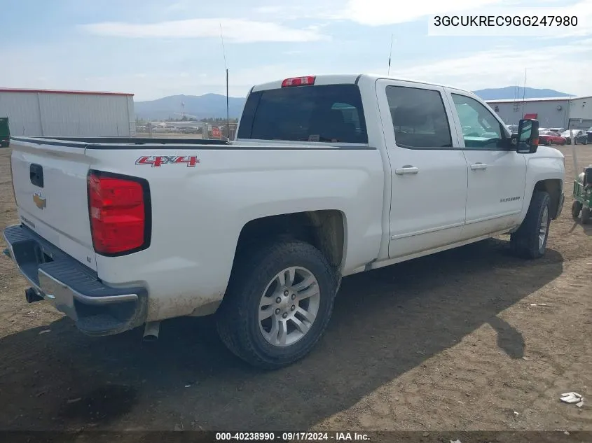 3GCUKREC9GG247980 2016 Chevrolet Silverado 1500 1Lt