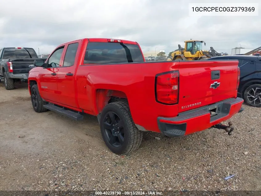 1GCRCPEC0GZ379369 2016 Chevrolet Silverado C1500 Custom