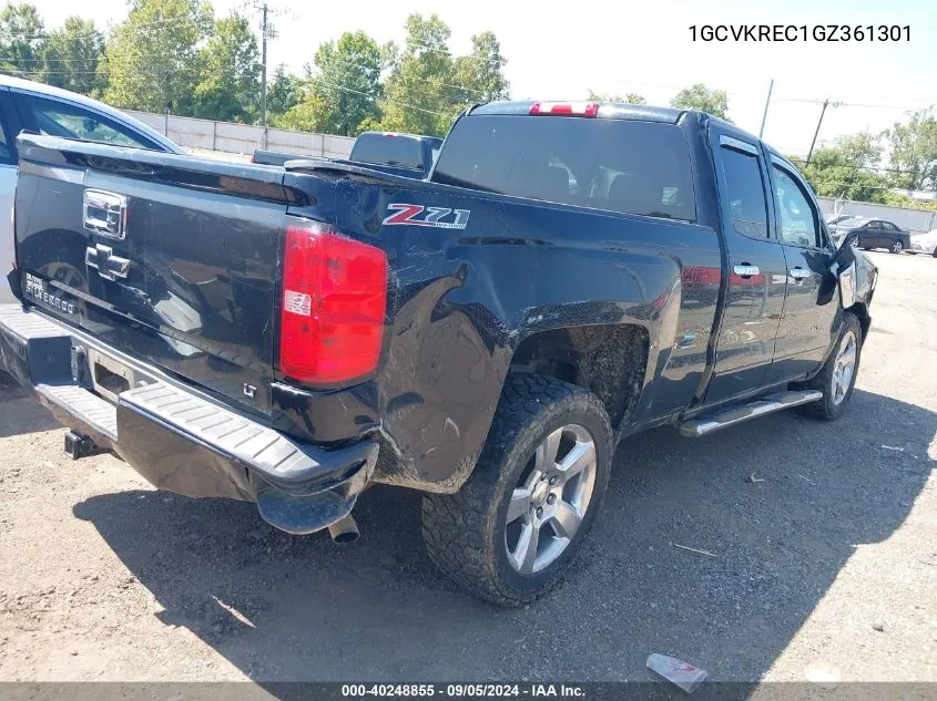 2016 Chevrolet Silverado 1500 2Lt VIN: 1GCVKREC1GZ361301 Lot: 40248855