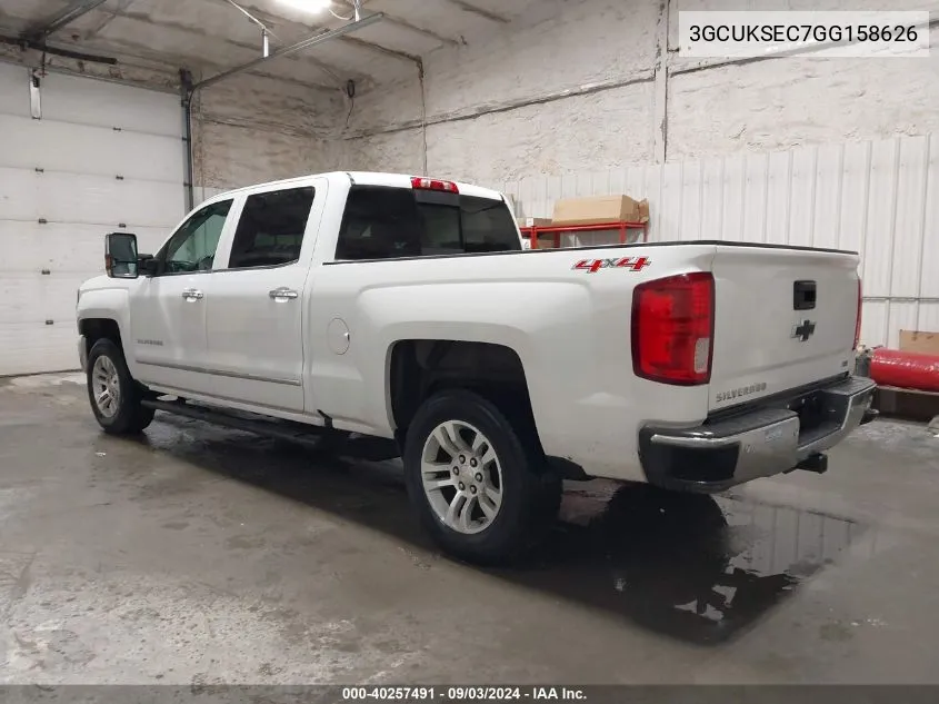 2016 Chevrolet Silverado 1500 1Lz VIN: 3GCUKSEC7GG158626 Lot: 40257491