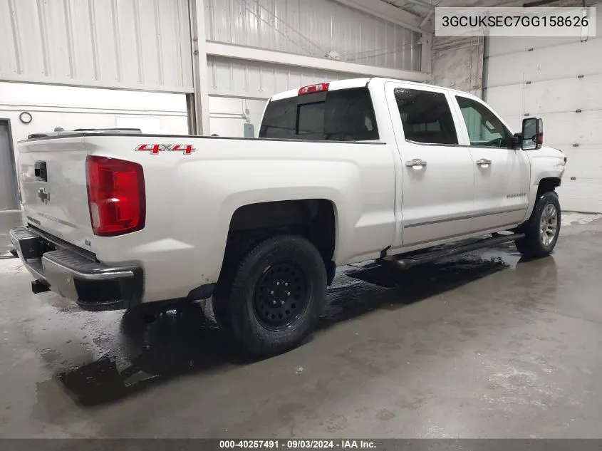 3GCUKSEC7GG158626 2016 Chevrolet Silverado 1500 1Lz