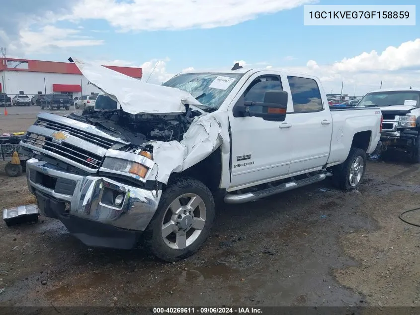 2016 Chevrolet Silverado 2500Hd Lt VIN: 1GC1KVEG7GF158859 Lot: 40269611