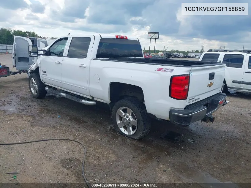 2016 Chevrolet Silverado 2500Hd Lt VIN: 1GC1KVEG7GF158859 Lot: 40269611