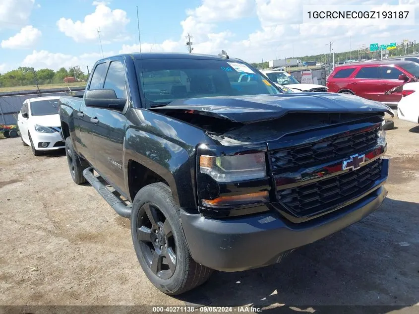 2016 Chevrolet Silverado 1500 Wt VIN: 1GCRCNEC0GZ193187 Lot: 40271138