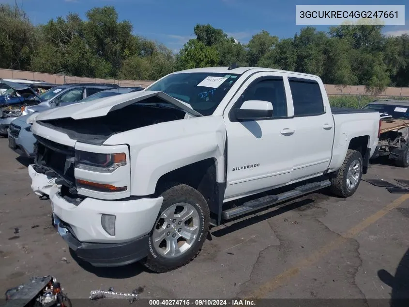 3GCUKREC4GG247661 2016 Chevrolet Silverado K1500 Lt