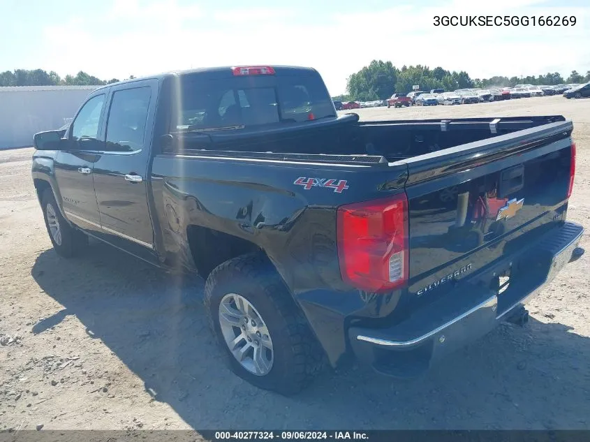 2016 Chevrolet Silverado 1500 Ltz VIN: 3GCUKSEC5GG166269 Lot: 40277324