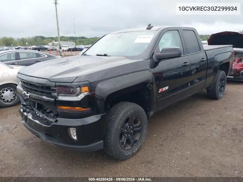 2016 Chevrolet Silverado 1500 K1500 Lt VIN: 1GCVKREC3GZ299934 Lot: 40280426