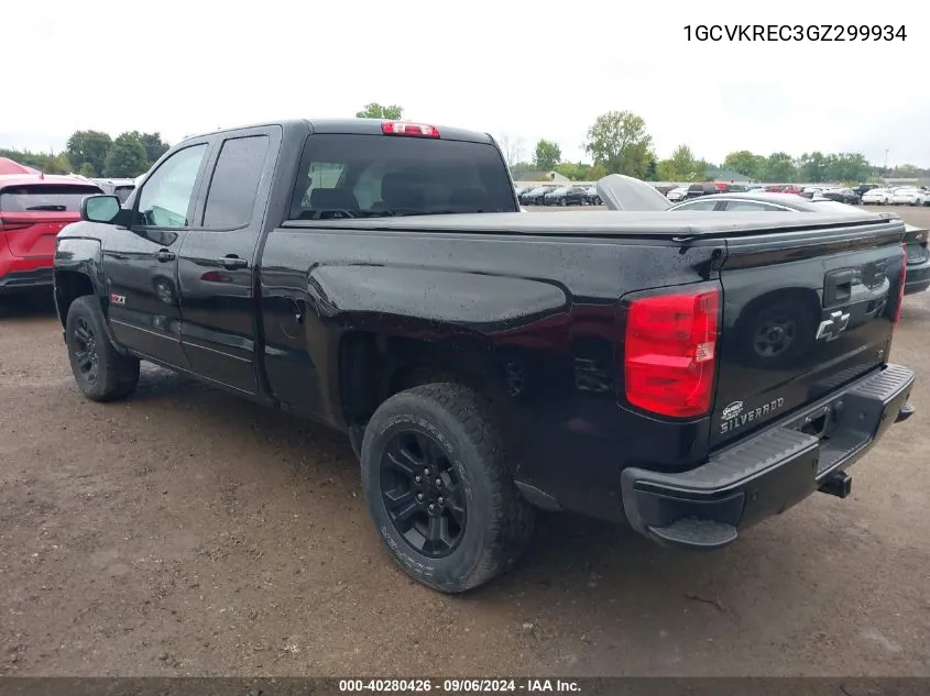 2016 Chevrolet Silverado 1500 K1500 Lt VIN: 1GCVKREC3GZ299934 Lot: 40280426