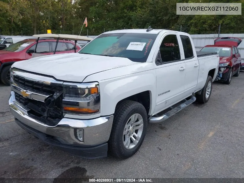 2016 Chevrolet Silverado 1500 K1500 Lt VIN: 1GCVKRECXGZ112060 Lot: 40288931