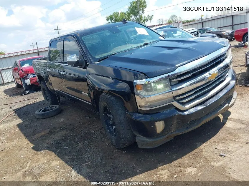 2016 Chevrolet Silverado K1500 High Country VIN: 3GCUKTEJ1GG141518 Lot: 40289119