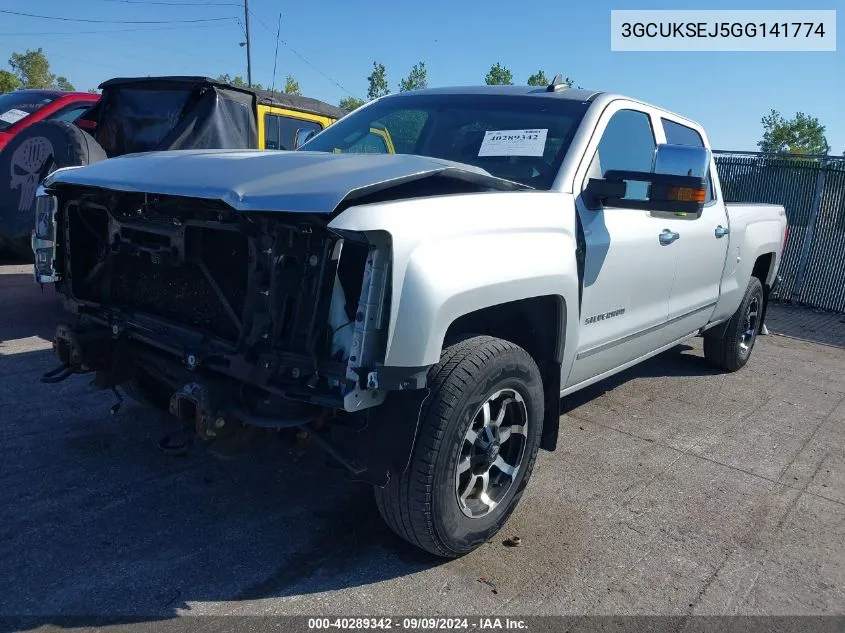 2016 Chevrolet Silverado 1500 1Lz VIN: 3GCUKSEJ5GG141774 Lot: 40289342