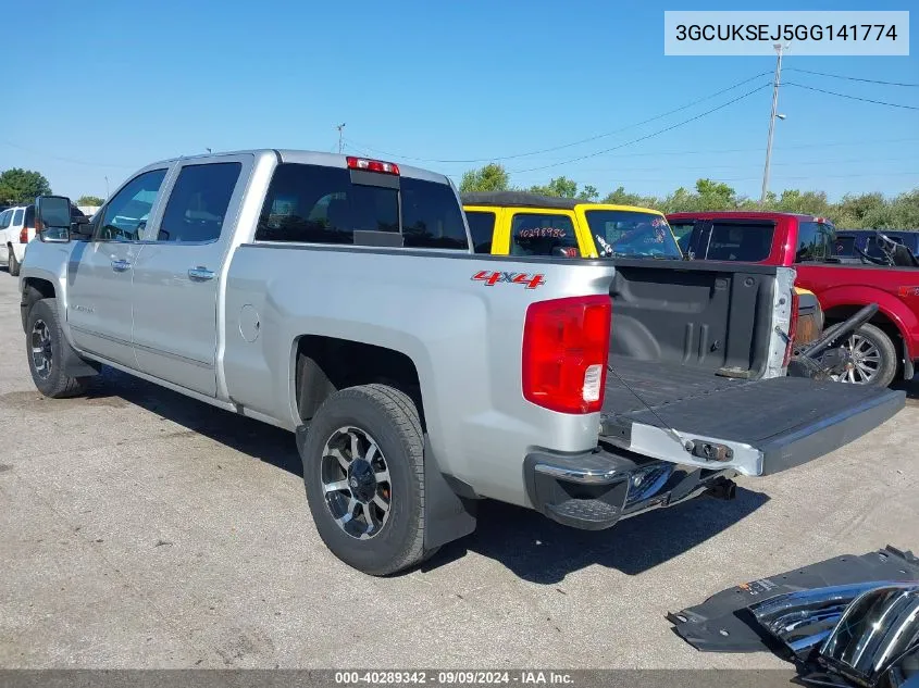 2016 Chevrolet Silverado 1500 1Lz VIN: 3GCUKSEJ5GG141774 Lot: 40289342