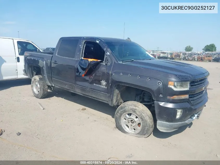 2016 Chevrolet Silverado 1500 2Lt VIN: 3GCUKREC9GG252127 Lot: 40318874