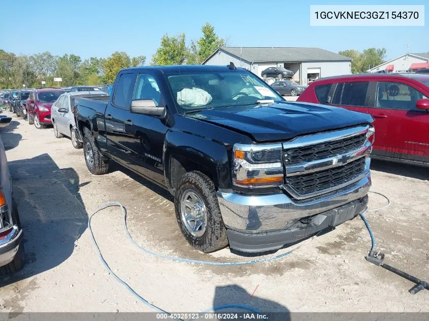 2016 Chevrolet Silverado K1500/K1500 Ls VIN: 1GCVKNEC3GZ154370 Lot: 40325123