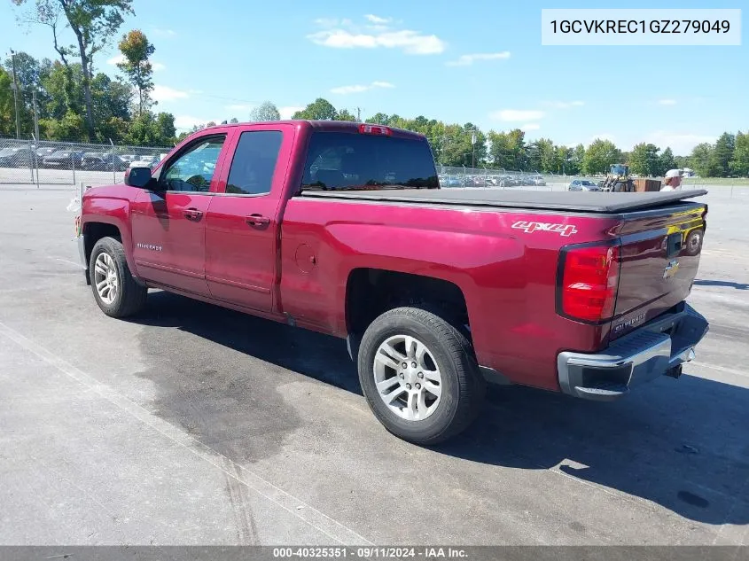 2016 Chevrolet Silverado 1500 1Lt VIN: 1GCVKREC1GZ279049 Lot: 40325351