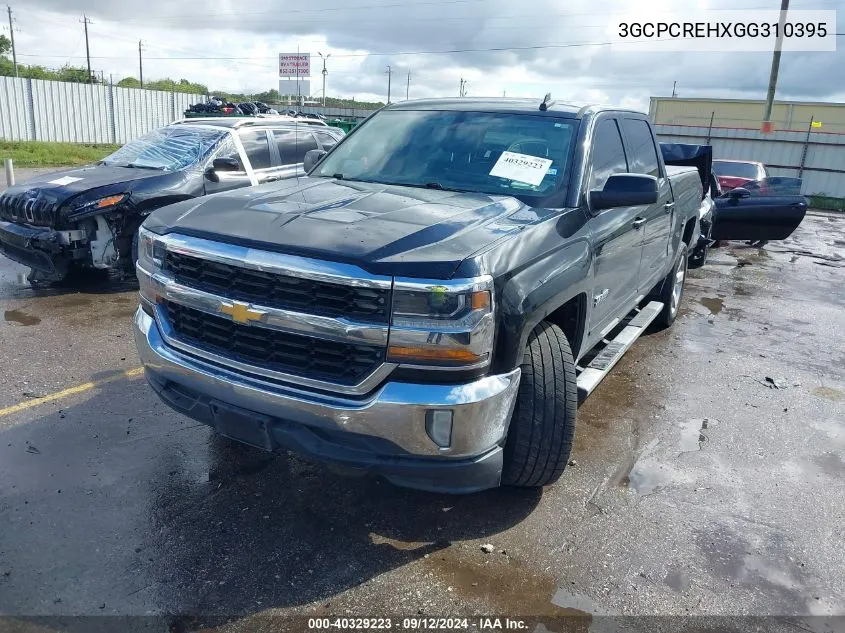 2016 Chevrolet Silverado 1500 C1500 Lt VIN: 3GCPCREHXGG310395 Lot: 40329223