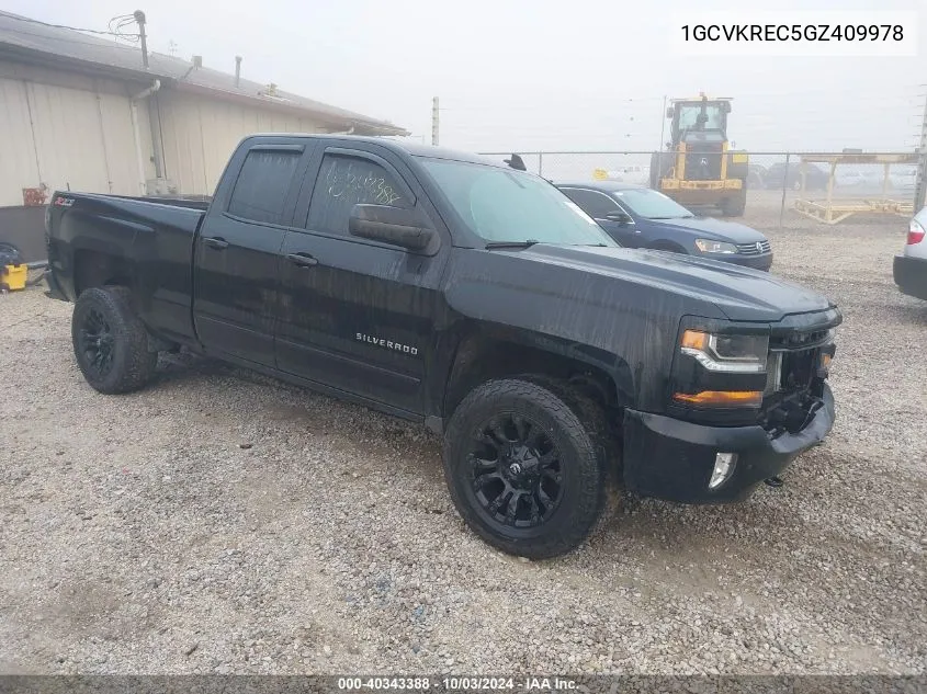 2016 Chevrolet Silverado 1500 2Lt VIN: 1GCVKREC5GZ409978 Lot: 40343388