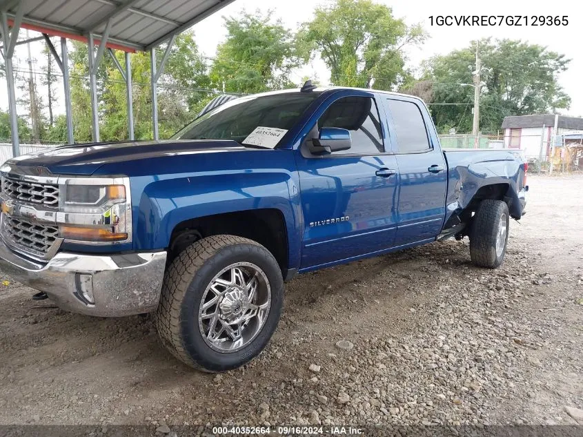 1GCVKREC7GZ129365 2016 Chevrolet Silverado 1500 1Lt