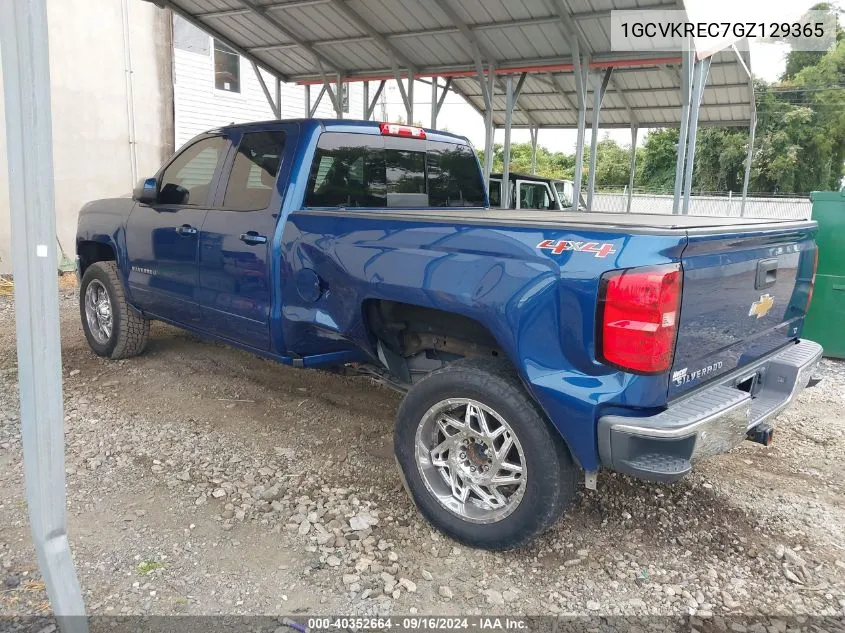 2016 Chevrolet Silverado 1500 1Lt VIN: 1GCVKREC7GZ129365 Lot: 40352664