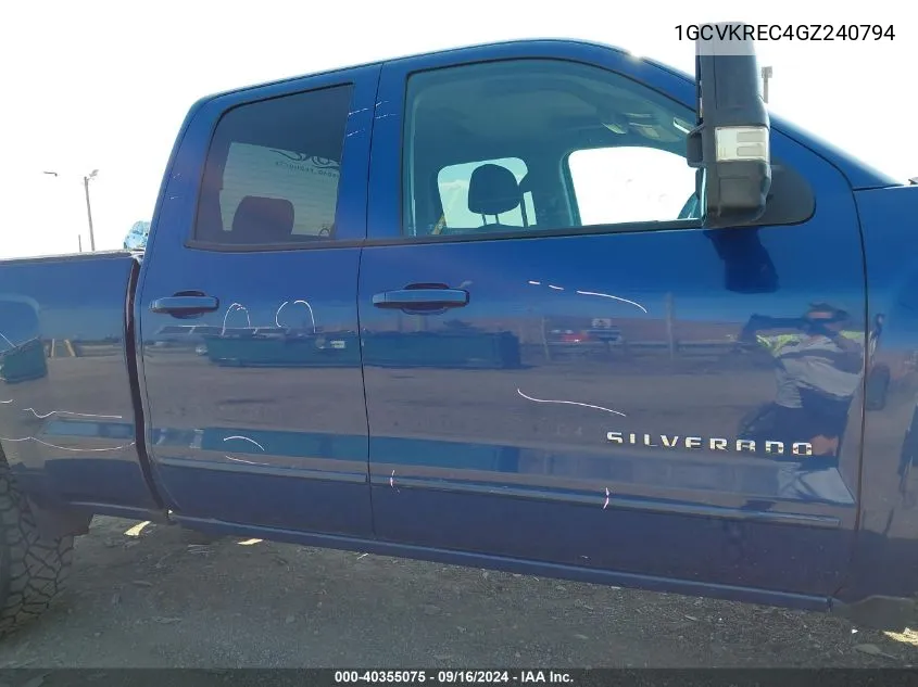 1GCVKREC4GZ240794 2016 Chevrolet Silverado 1500 1Lt