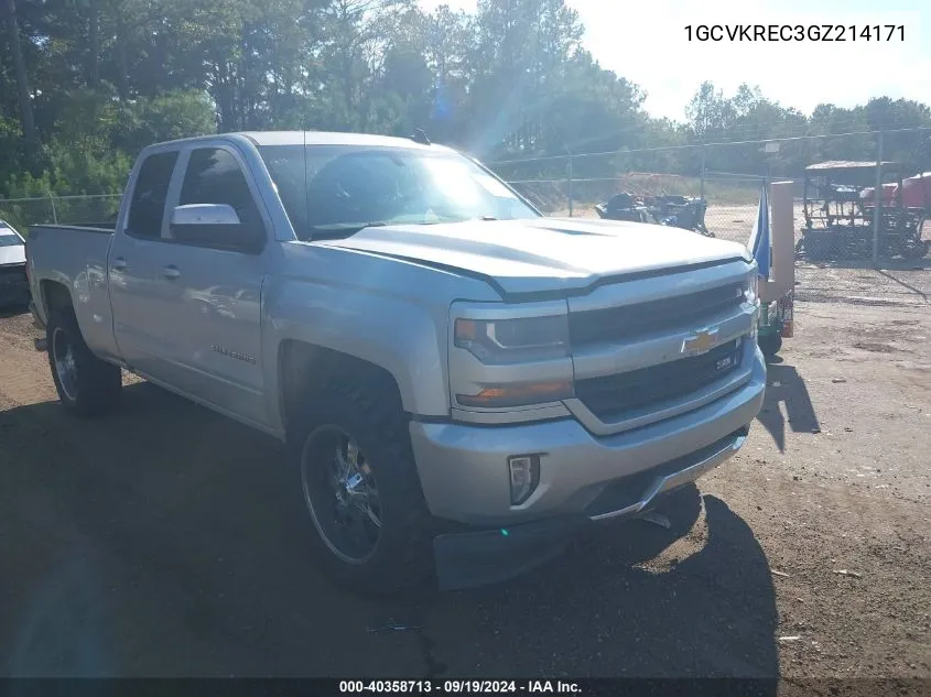 1GCVKREC3GZ214171 2016 Chevrolet Silverado 1500 2Lt