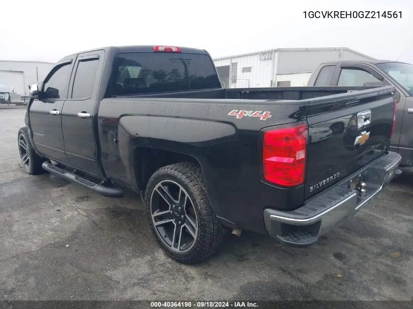 2016 Chevrolet Silverado 1500 1Lt VIN: 1GCVKREH0GZ214561 Lot: 40364198