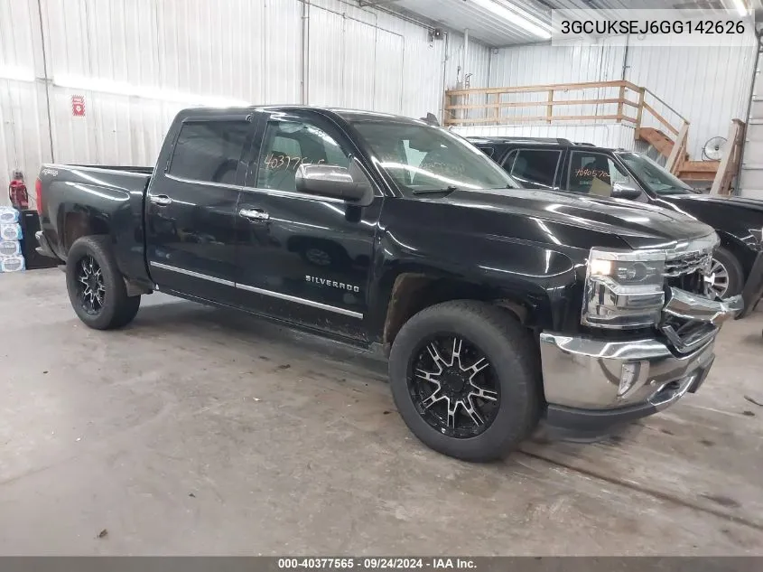 3GCUKSEJ6GG142626 2016 Chevrolet Silverado 1500 K1500 Ltz